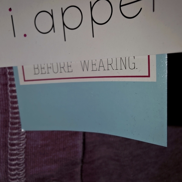 Women's Long Sleeve Henley Top - Purple - Picture 3 of 5